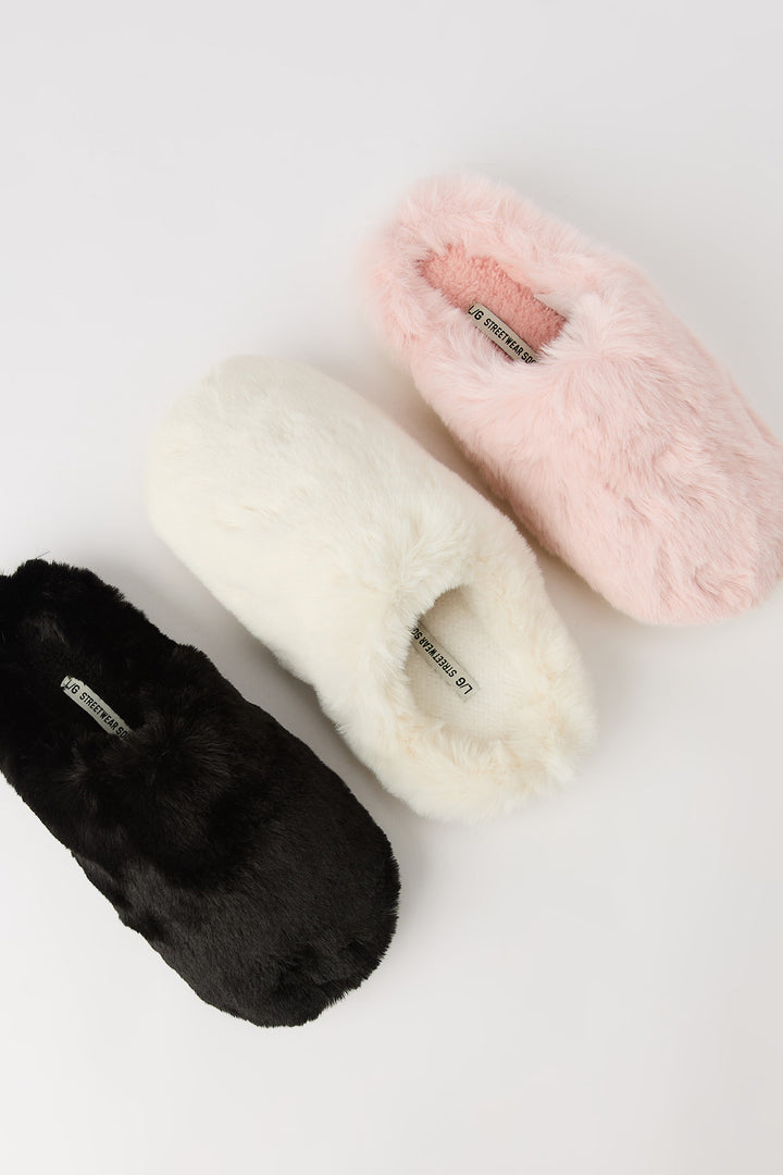 Faux Fur Fluffy Slippers
