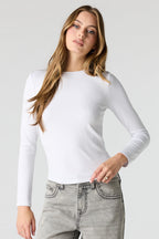 Ribbed Long Sleeve Top