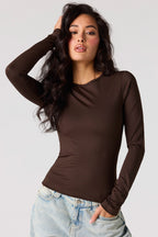 Luxe Heavy Contour Long Sleeve Top