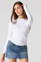 Crewneck Long Sleeve Top