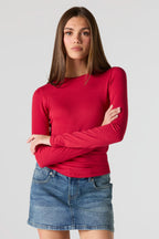 Crewneck Long Sleeve Top