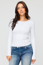 Henley Long Sleeve Top