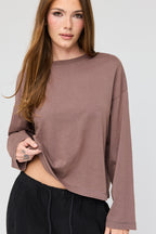 Boxy Long Sleeve Top