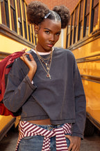 Boxy Long Sleeve Top