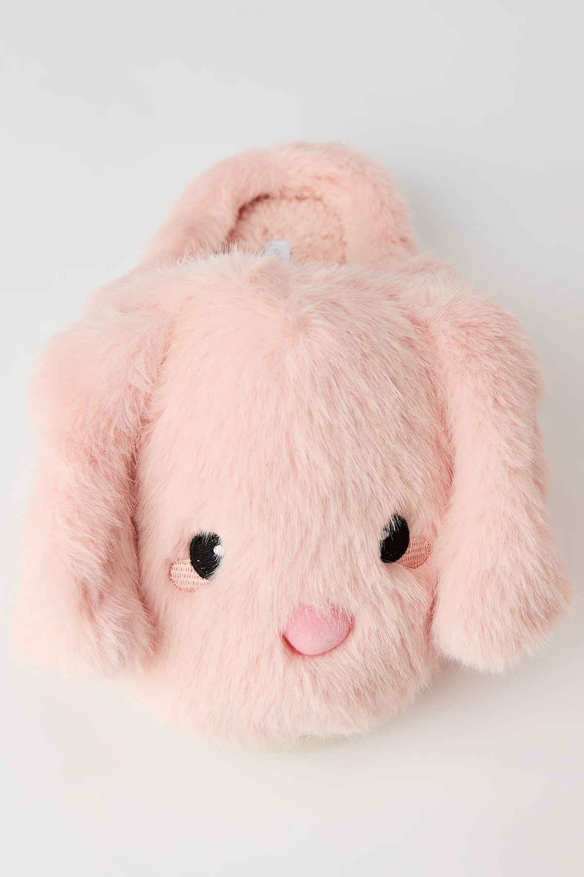 Alt View 3. 3D Bunny Slippers - Light Pink