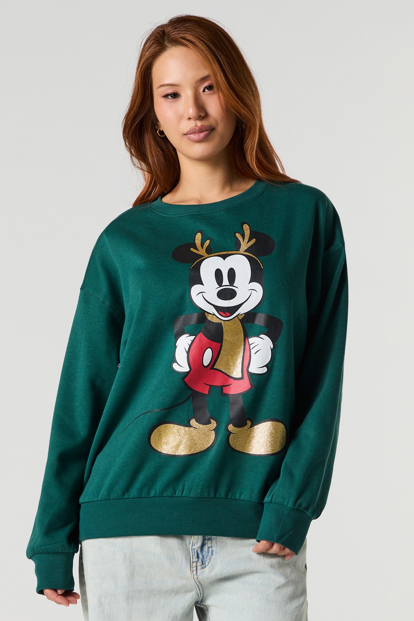 トップス Mickey Design Sweat Mickey Mouse 'Tis The Season Graphic Fleece Sweatshirt – Urban Planet