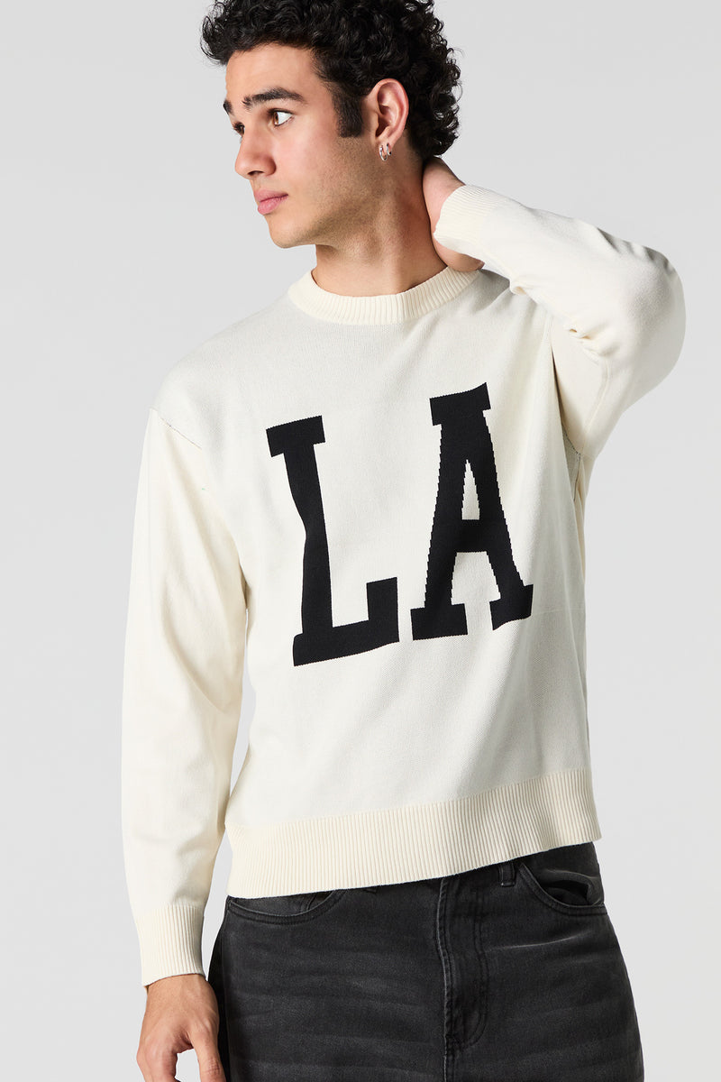 City Jacquard Knit Sweater