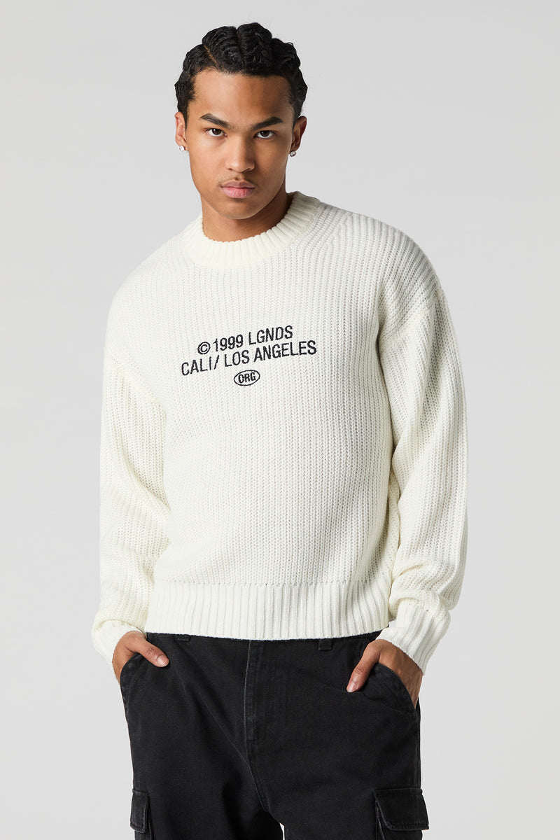 Chandail à broderie Los Angeles