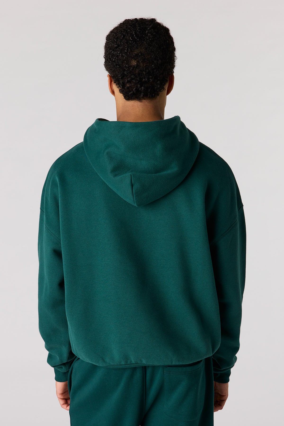 Alt View 13. Premium Heavyweight Fleece Boxy Hoodie - Light Blue