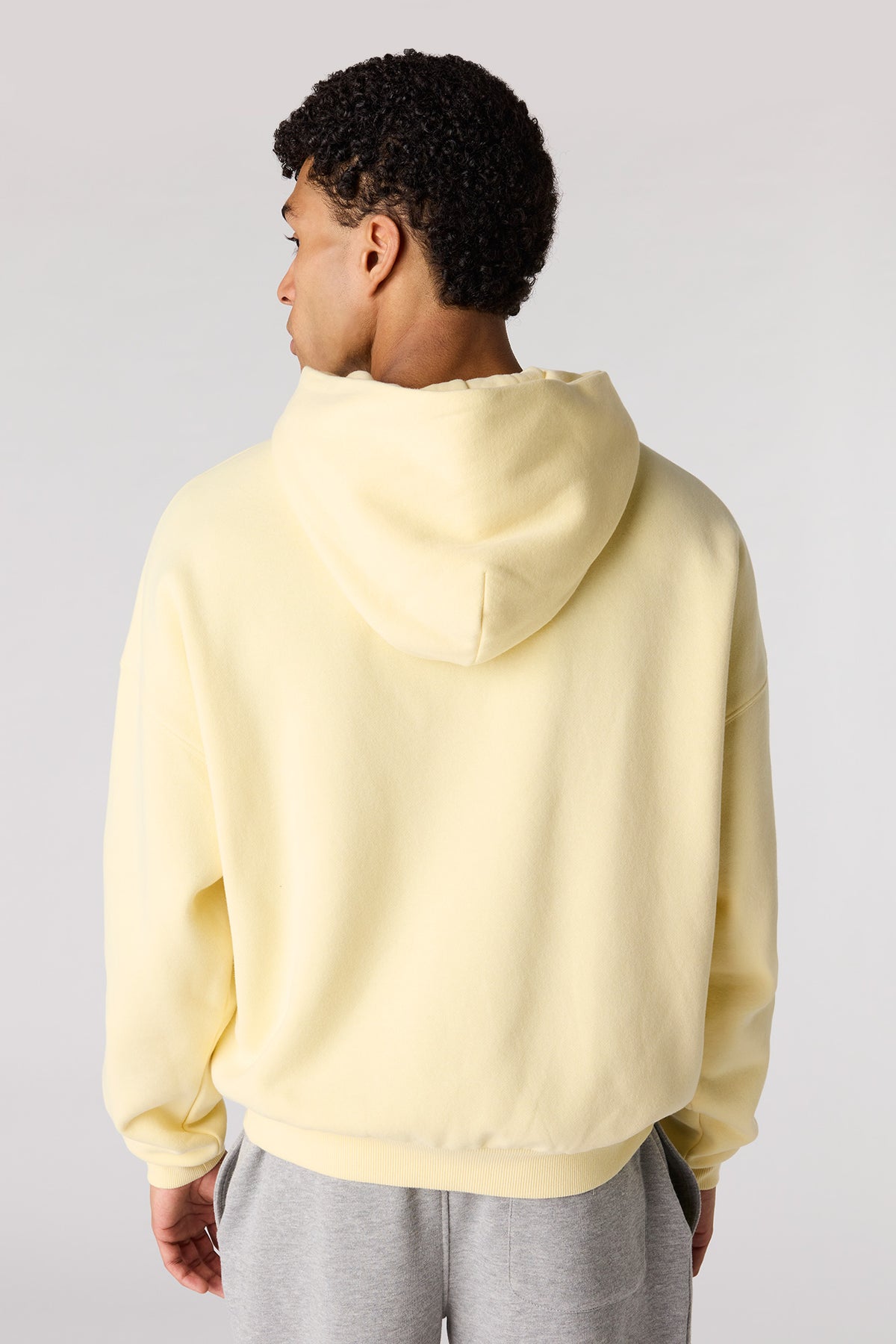 Alt View 19. Premium Heavyweight Fleece Boxy Hoodie - Light Blue