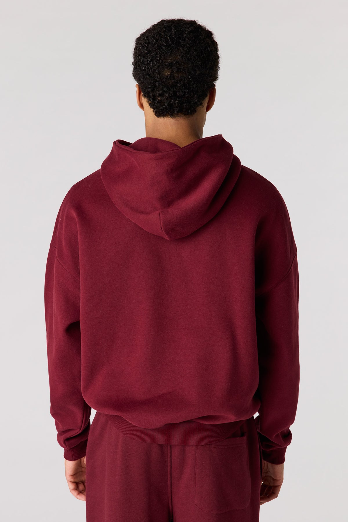 Alt View 22. Premium Heavyweight Fleece Boxy Hoodie - Light Blue