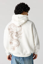 Graphic Fleece Baggy Hoodie
