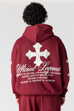 Graphic Fleece Baggy Hoodie