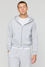 Premium Heavyweight Fleece Embossed Zip Hoodie
