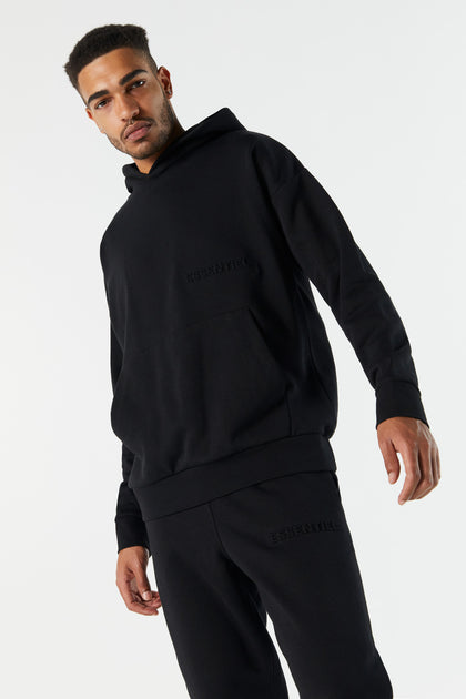 Essential Embossed Fleece Hoodie – Urban Planet