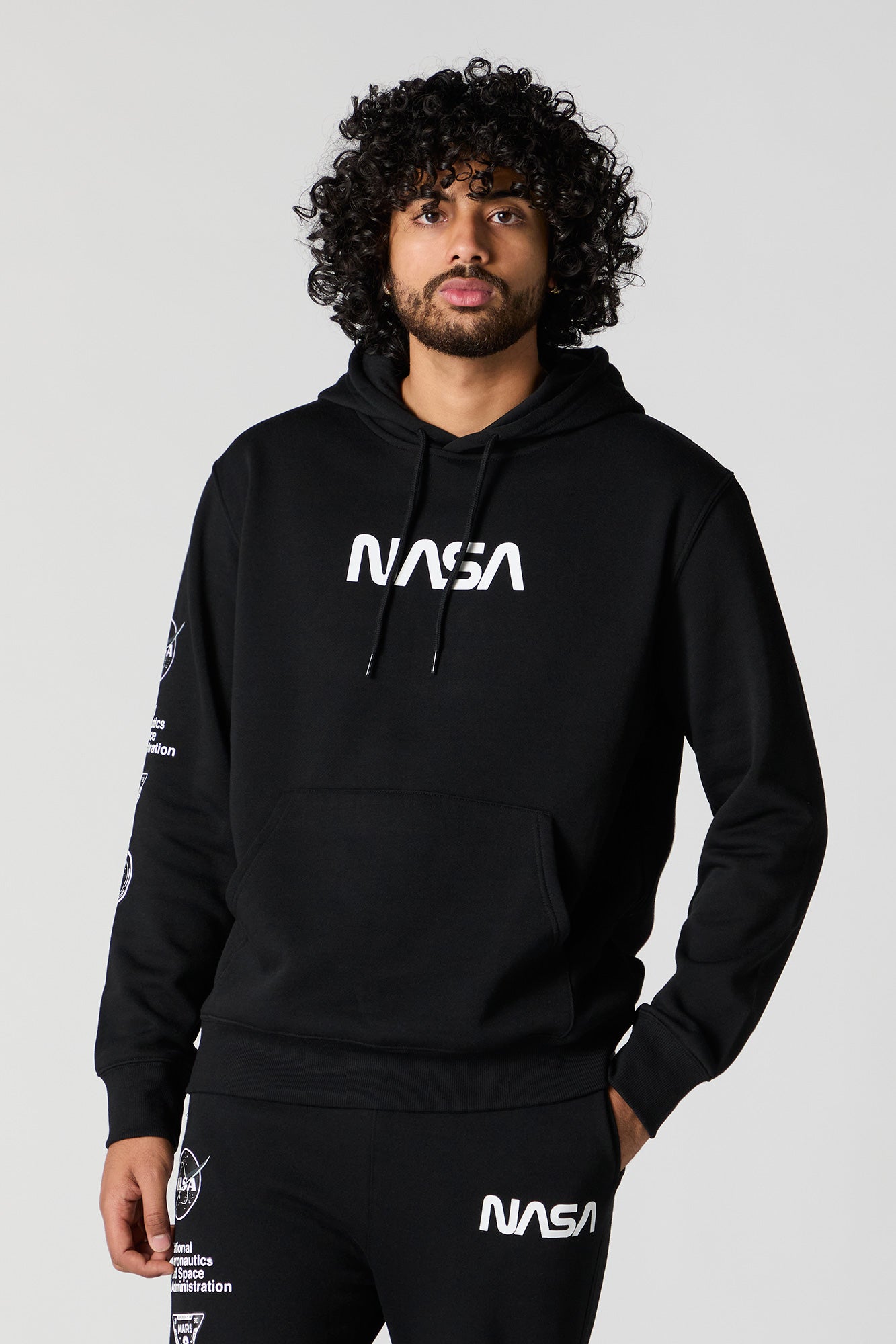 NASA Graphic Fleece Hoodie
