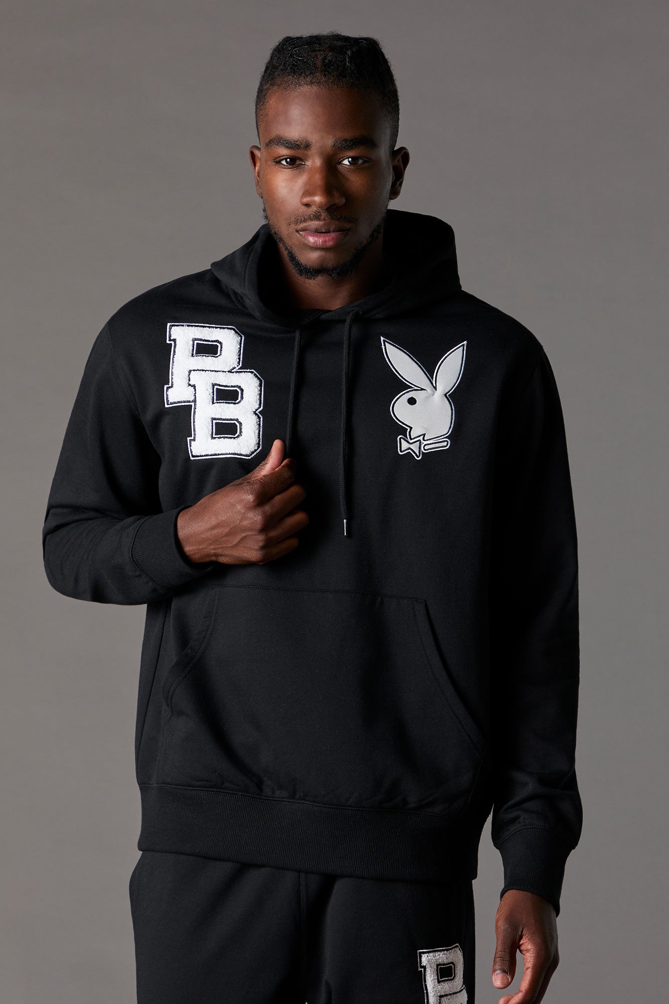 Playboy Chenille Embroidered Fleece Hoodie