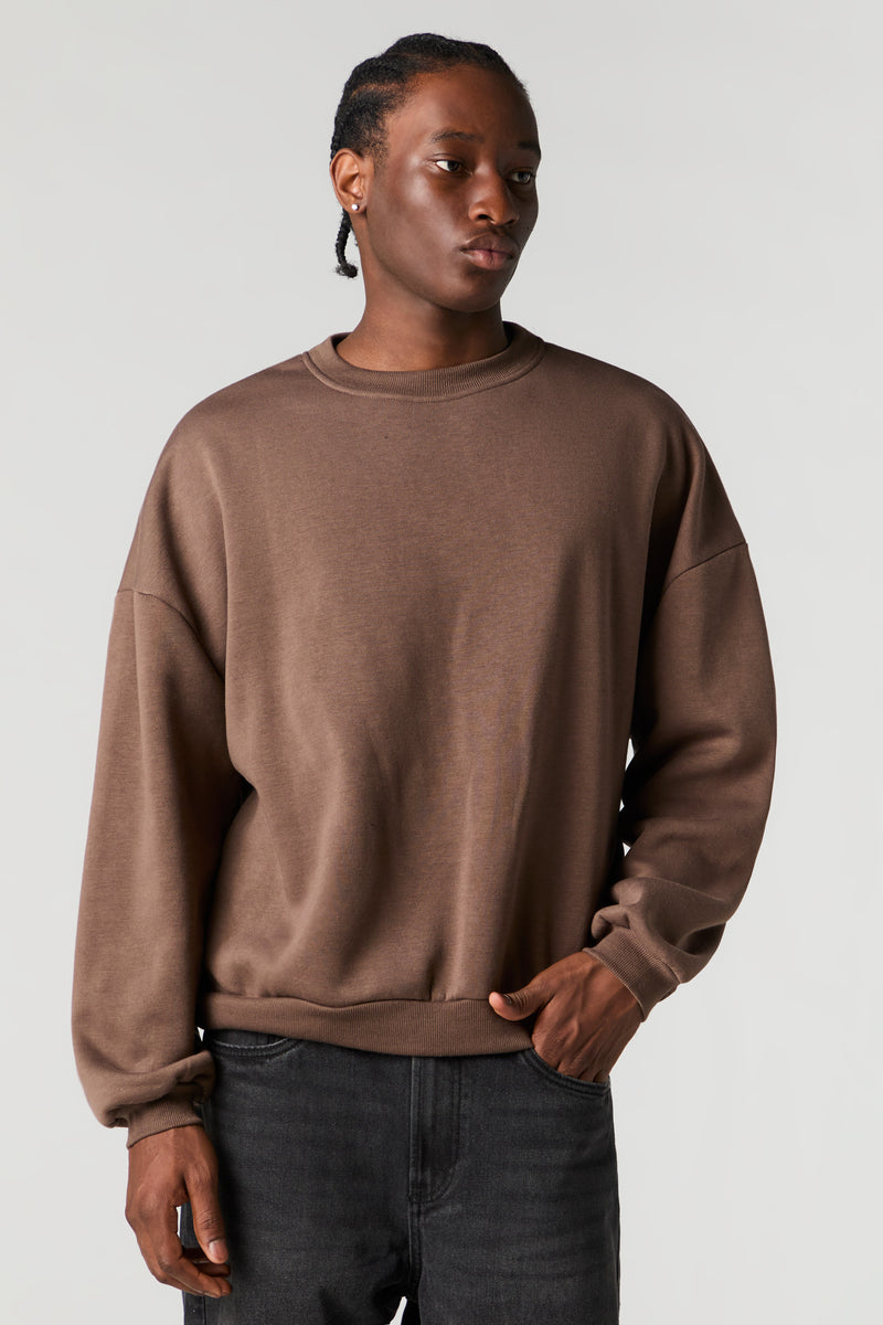 Chandail carré en molleton