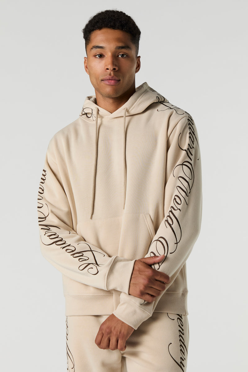 Legendary World Embroidered Fleece Hoodie