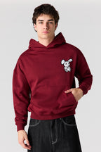 Graphic Fleece Boxy Hoodie