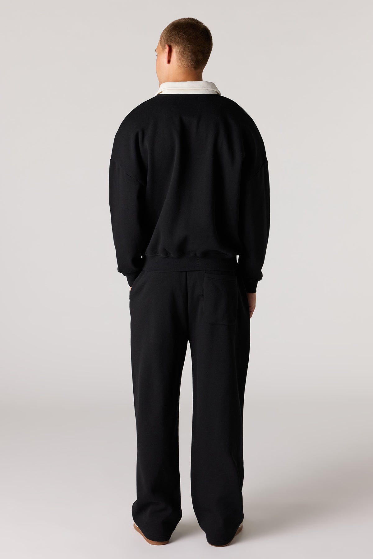 Vue alternative 3. Pantalon d'entraînement baggy en molleton imprimé