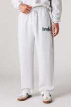 Pantalon d'entraînement baggy en molleton imprimé