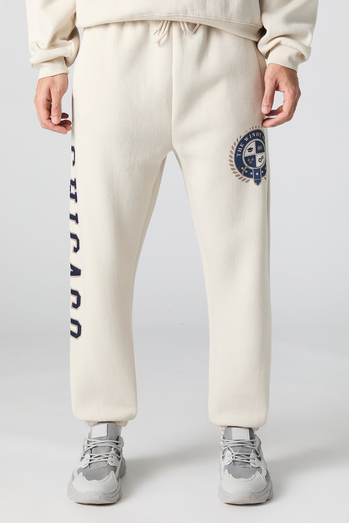 Chicago Twill Embroidered Fleece Jogger