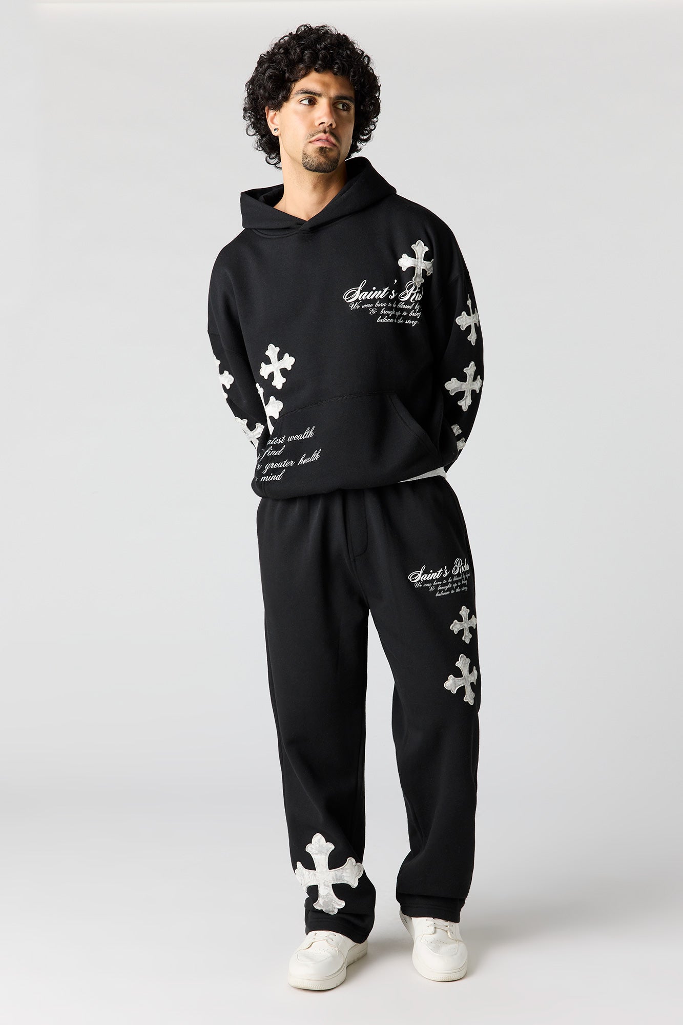 Graphic Fleece Wide Leg Sweatpant – Urban Planet