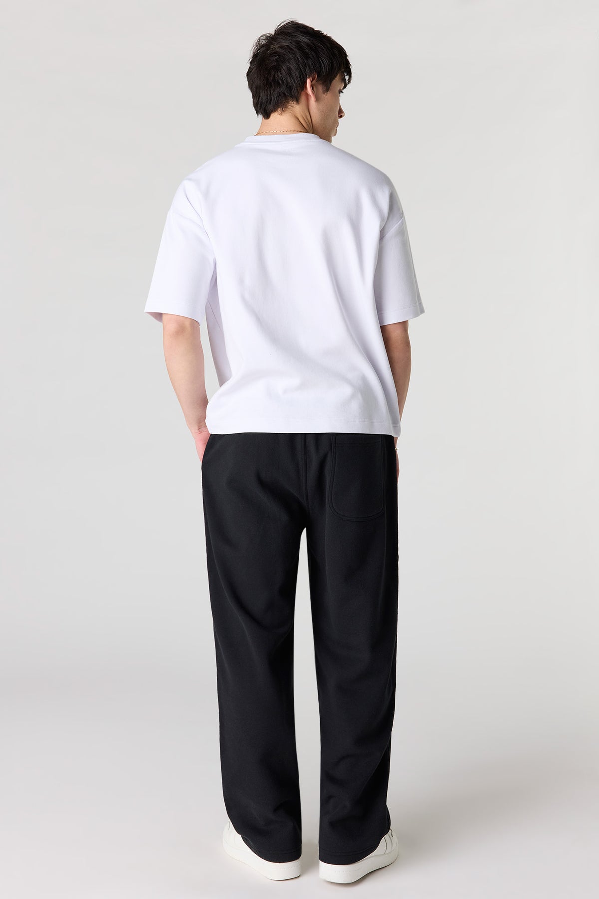 Alt View 3. Premium Heavyweight Fleece Baggy Sweatpant - Black