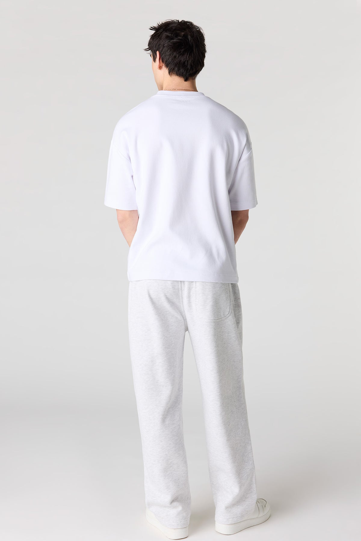 Alt View 3. Premium Heavyweight Fleece Baggy Sweatpant - Light Grey