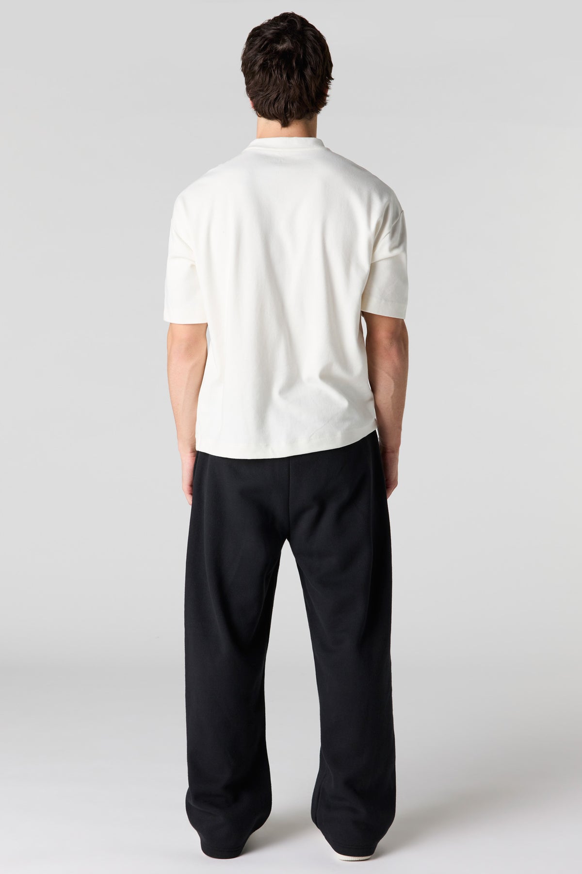 Vue alternative 3. Pantalon d'entraînement à jambe large en molleton lourd de qualité supérieure