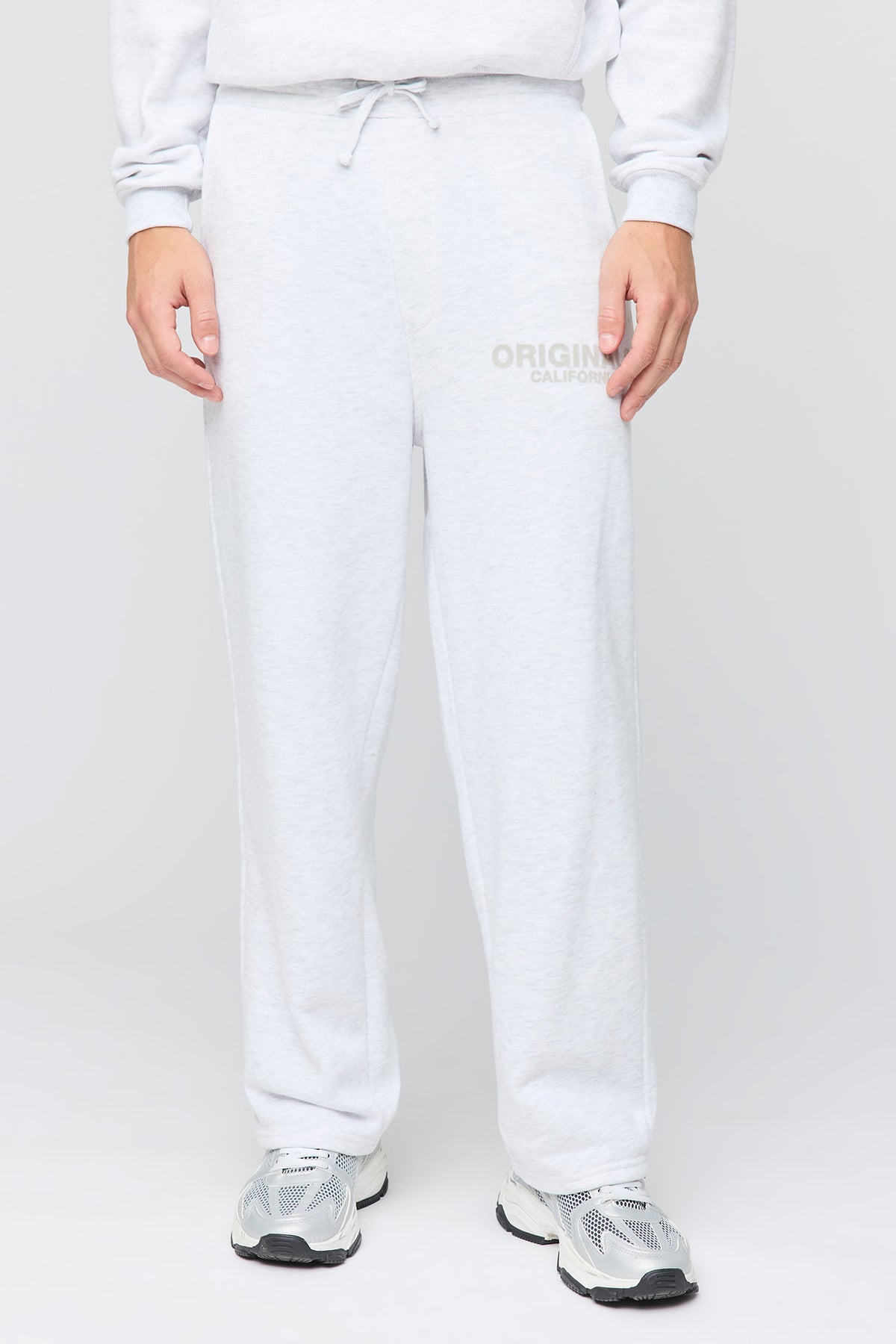 Pantalon d'entraînement baggy en molleton lourd supérieur imprimé