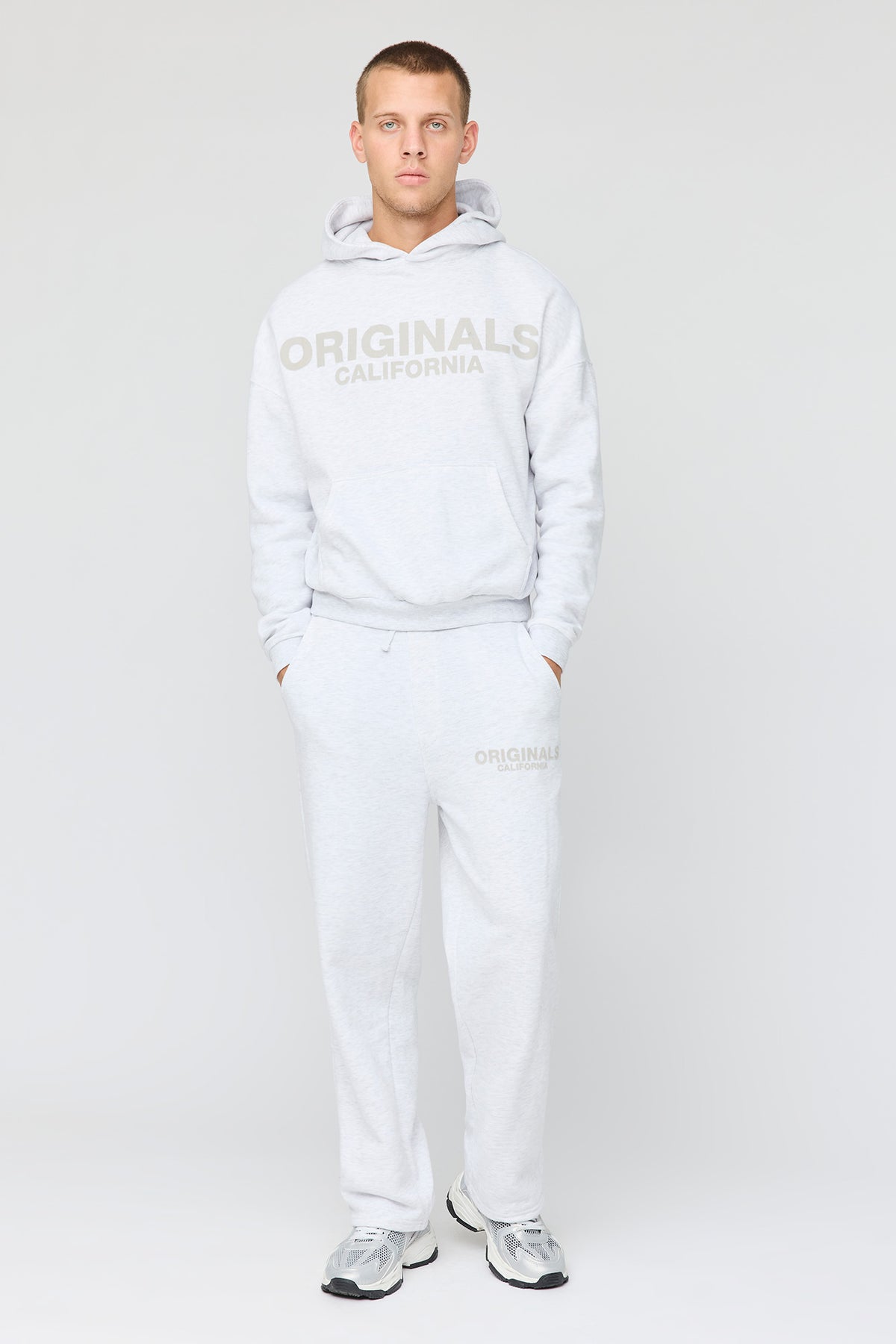 Vue alternative 2. Pantalon d'entraînement baggy en molleton lourd supérieur imprimé