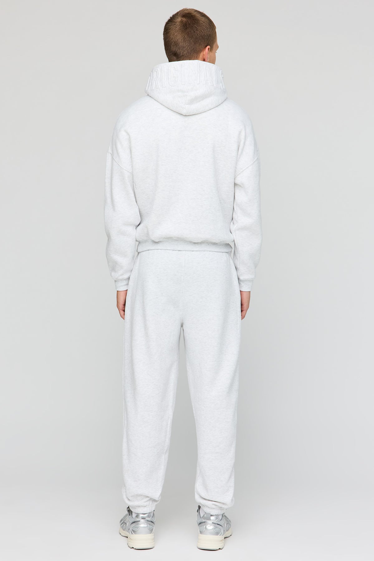 Vue alternative 3. Pantalon d'entraînement baggy en molleton lourd supérieur embossé