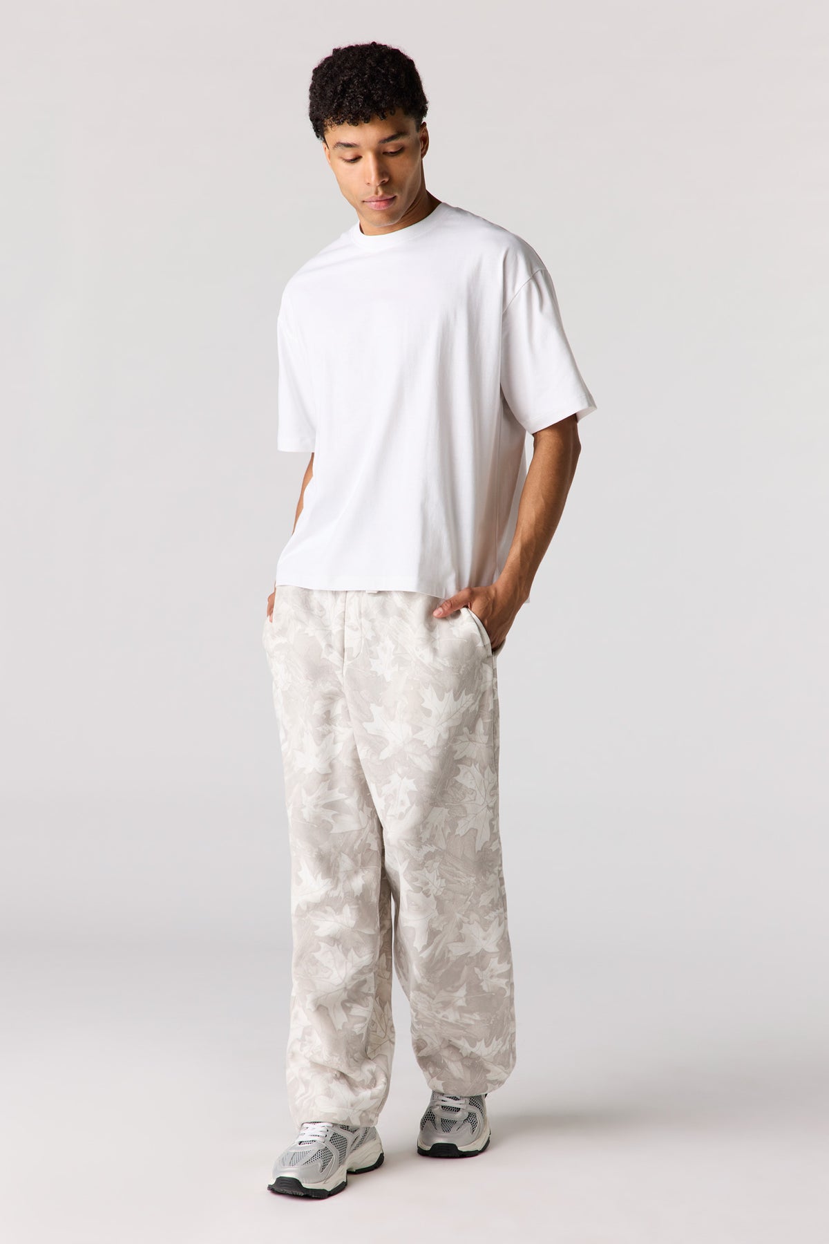 Vue alternative 2. Pantalon d'entraînement à jambe ballon en molleton