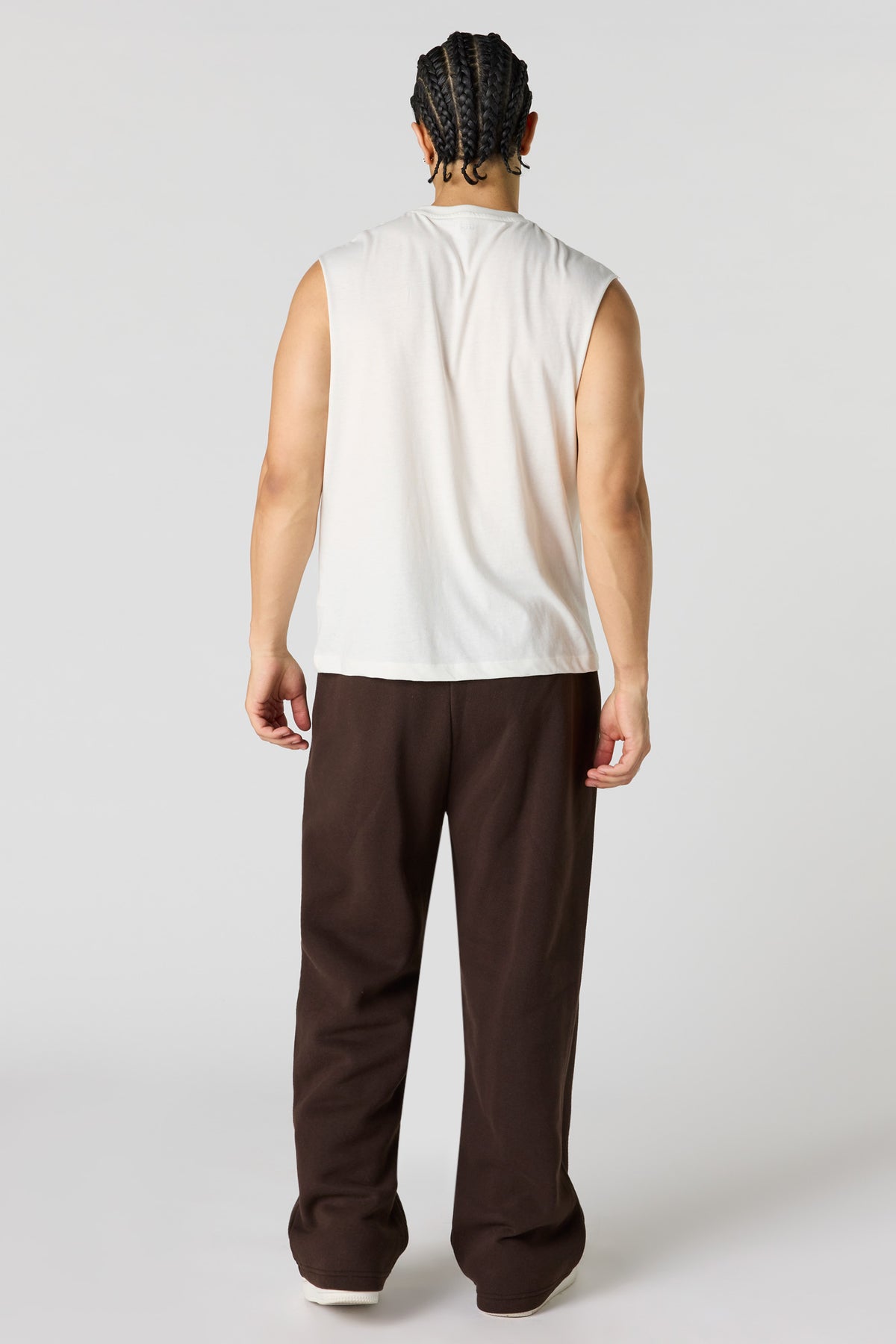 Vue alternative 3. Pantalon d'entraînement à jambe large en molleton lourd supérieur