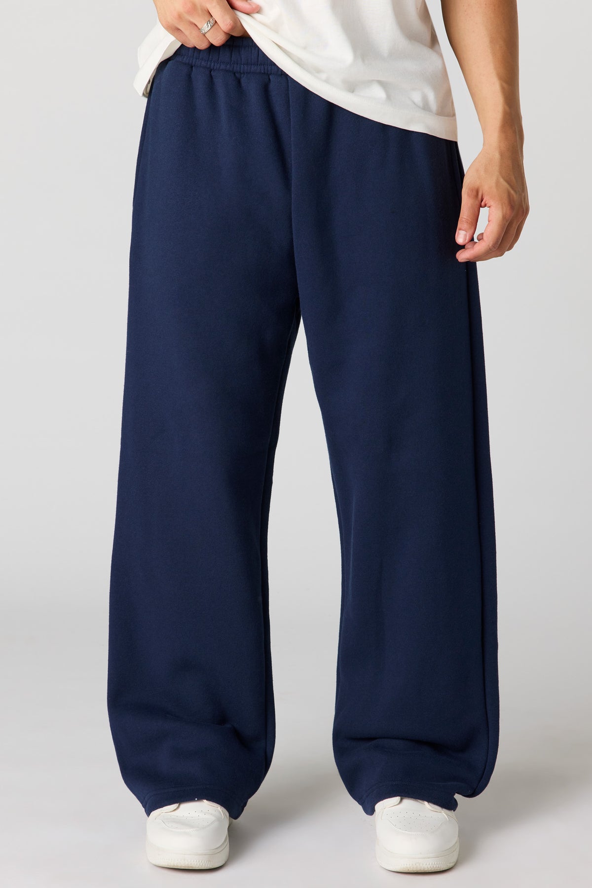 Pantalon d'entraînement à jambe large en molleton lourd supérieur