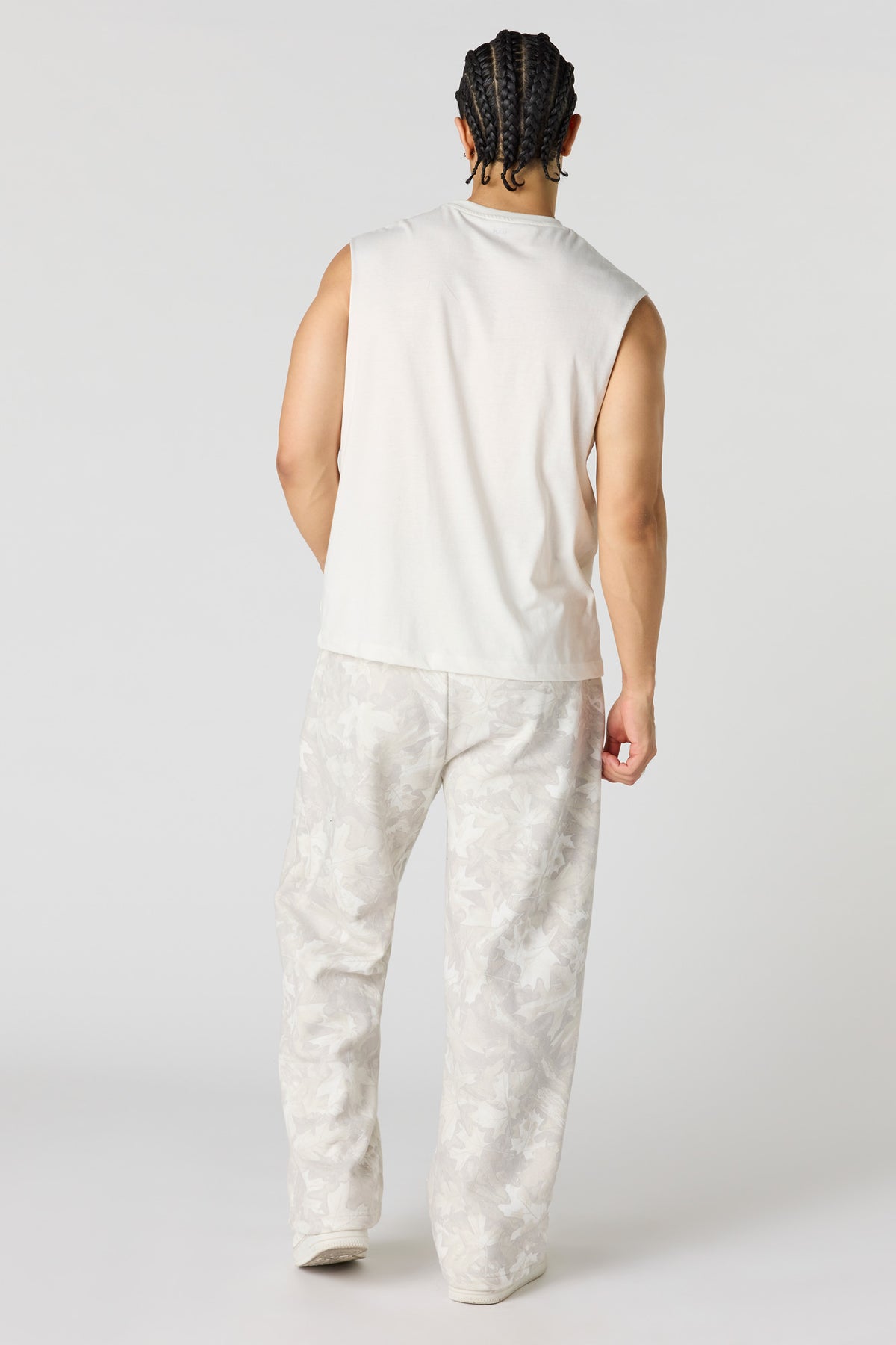 Alt View 3. Premium Heavyweight Fleece Wide Leg Sweatpant - Camouflage