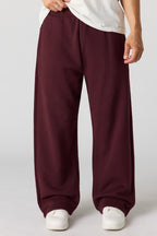 Pantalon d'entraînement à jambe large en molleton lourd supérieur