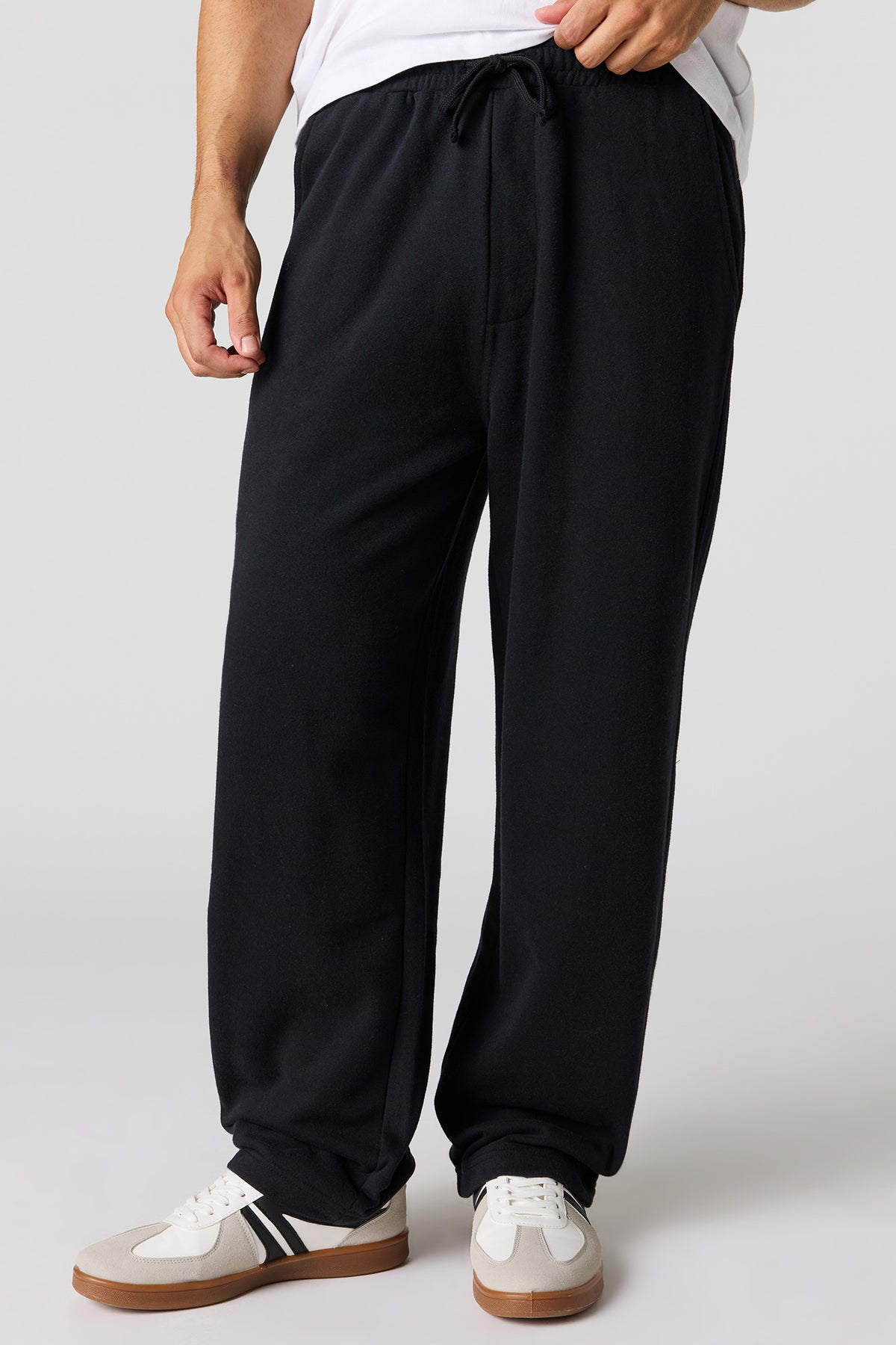 Premium Heavyweight Fleece Baggy Sweatpant - Black