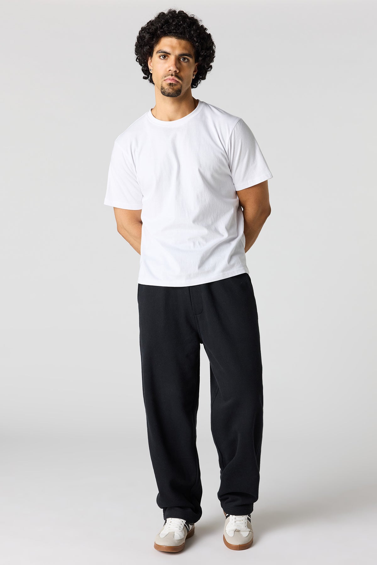 Alt View 2. Premium Heavyweight Fleece Baggy Sweatpant - Black