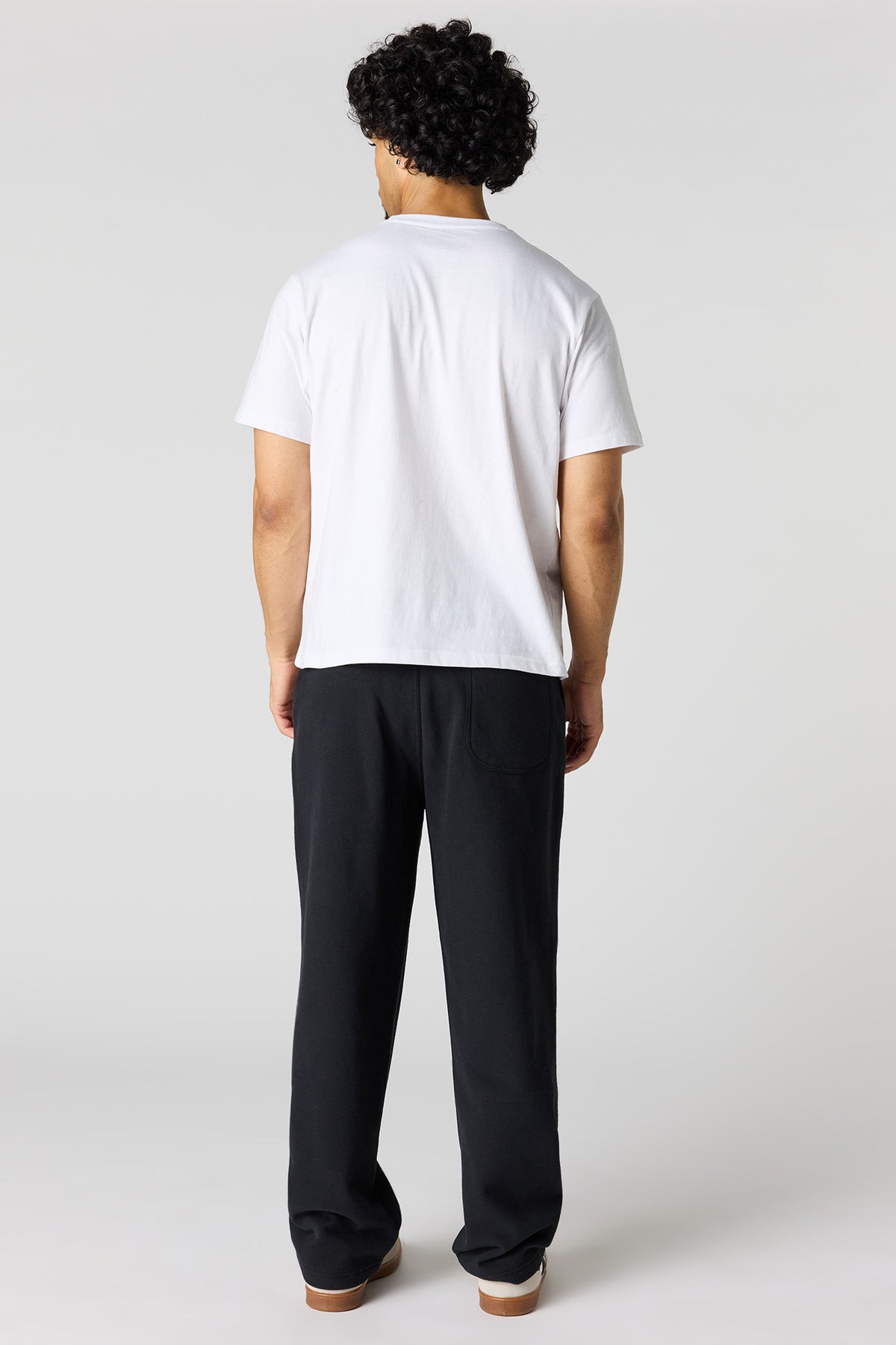 Alt View 3. Premium Heavyweight Fleece Baggy Sweatpant - Black