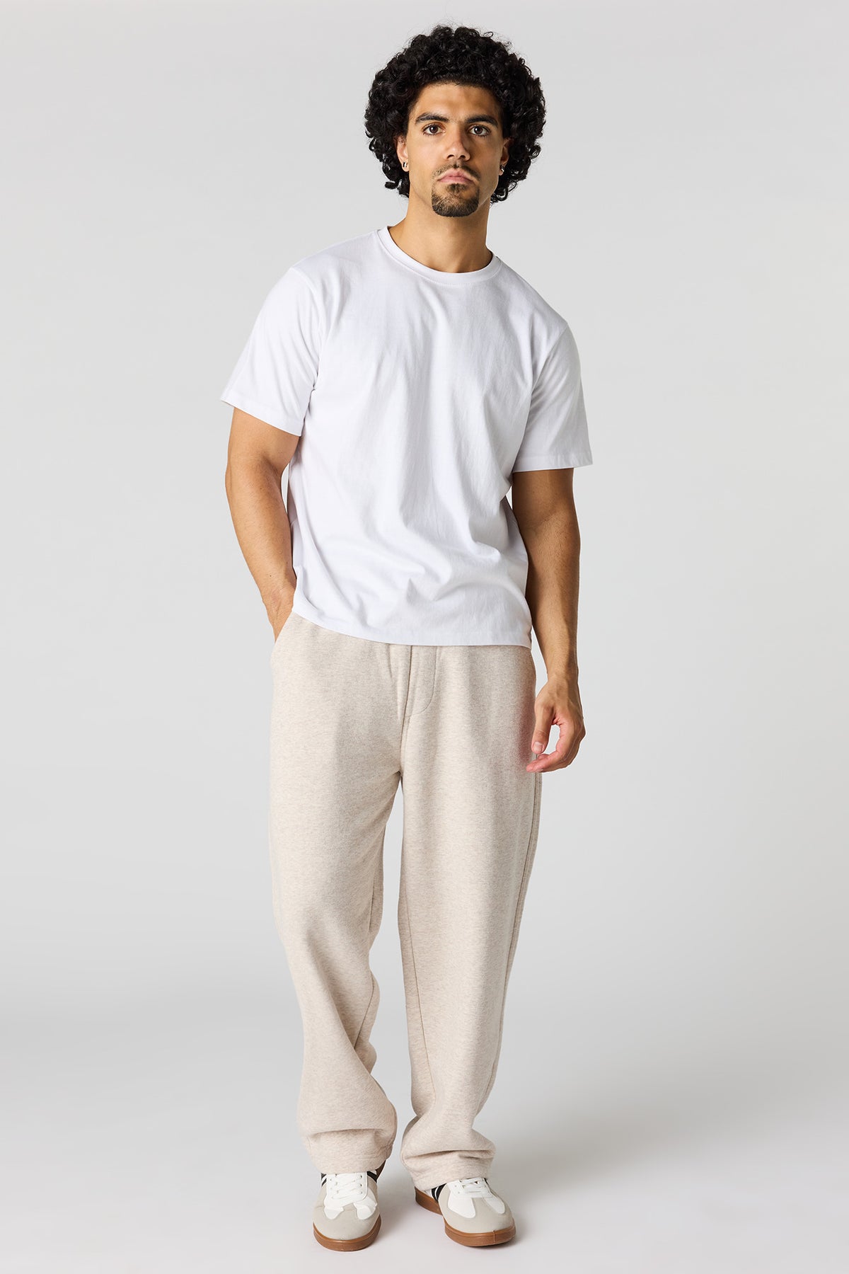 Vue alternative 2. Pantalon d'entraînement baggy en molleton lourd supérieur