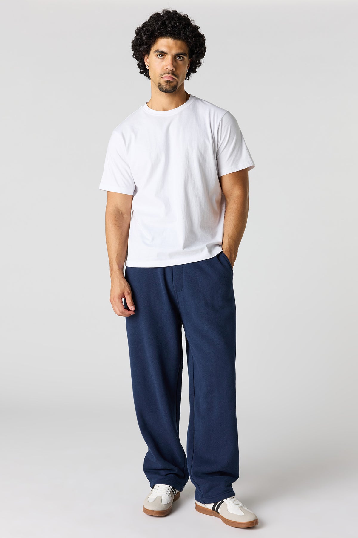 Vue alternative 2. Pantalon d'entraînement baggy en molleton lourd supérieur