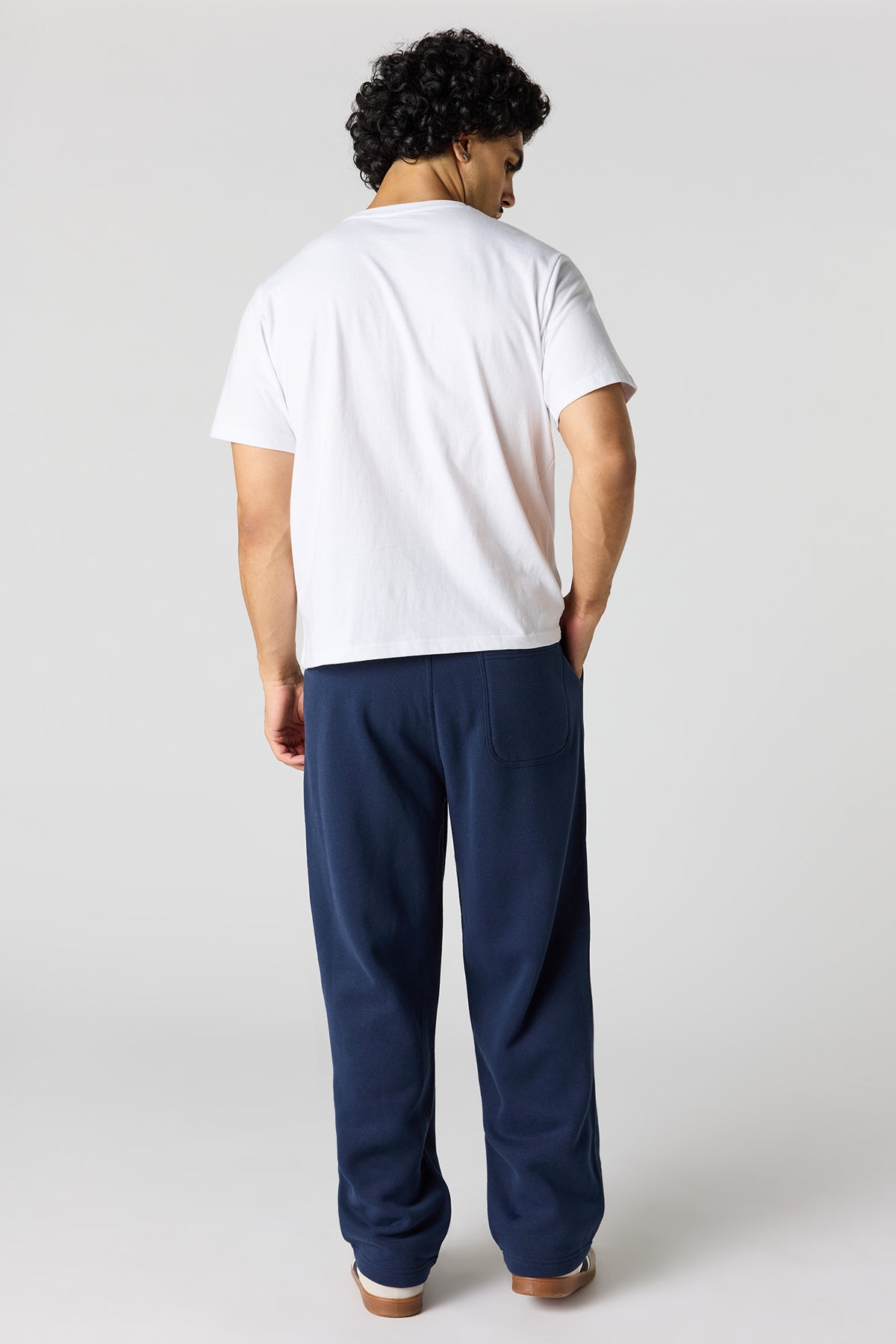 Vue alternative 3. Pantalon d'entraînement baggy en molleton lourd supérieur