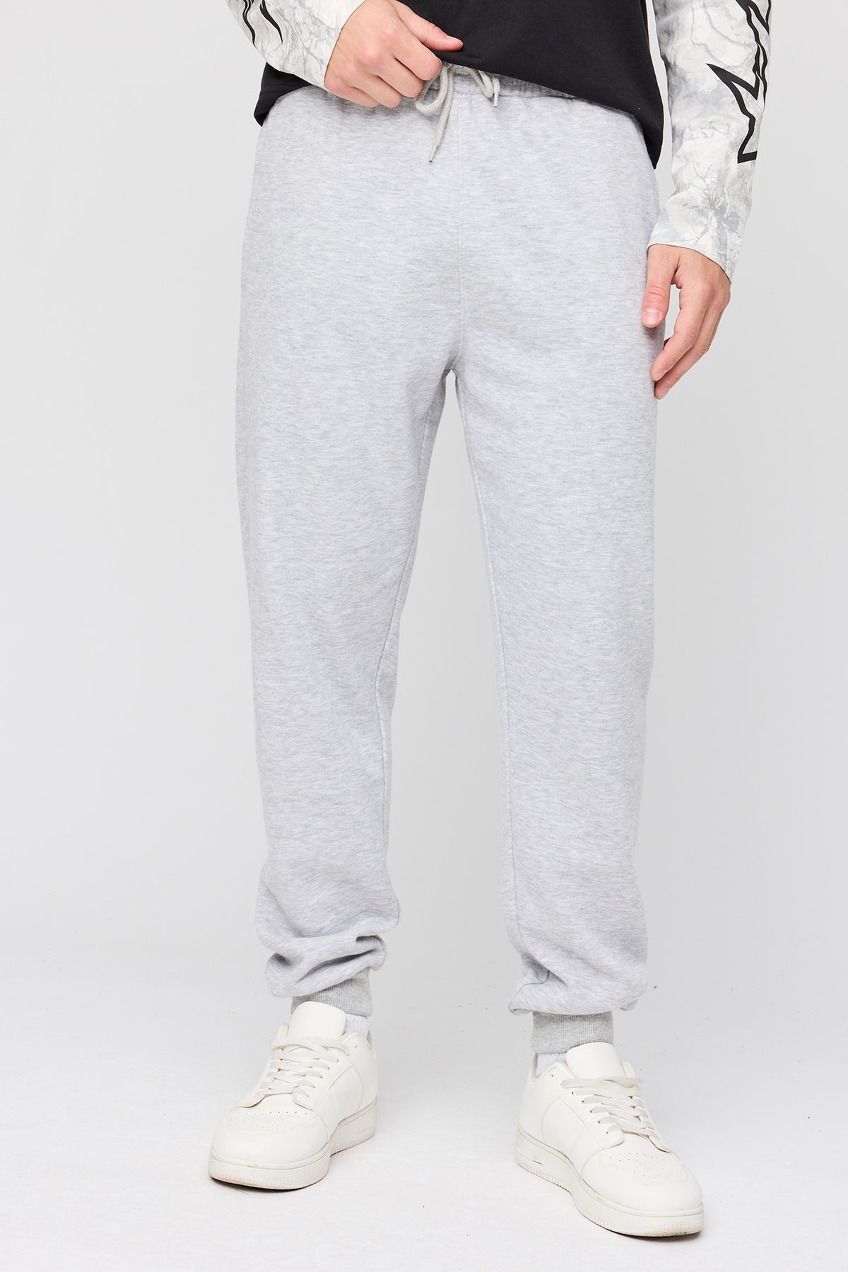 Fleece Jogger - Heather Grey