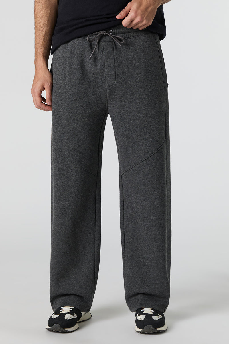 Zipper Pocket Fleece Sweatpant