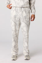 Pantalon d'entraînement à jambe ample en molleton