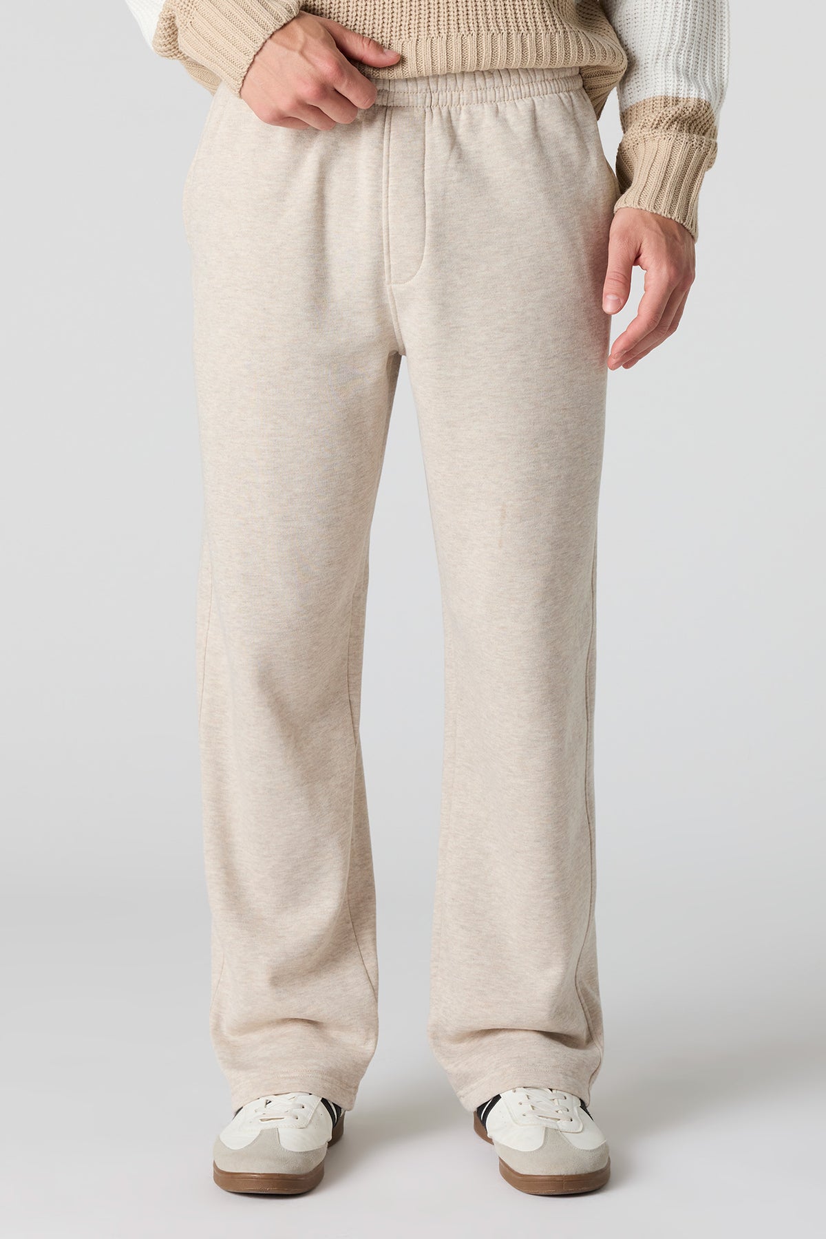 Loose Fleece Jogger - Light Brown