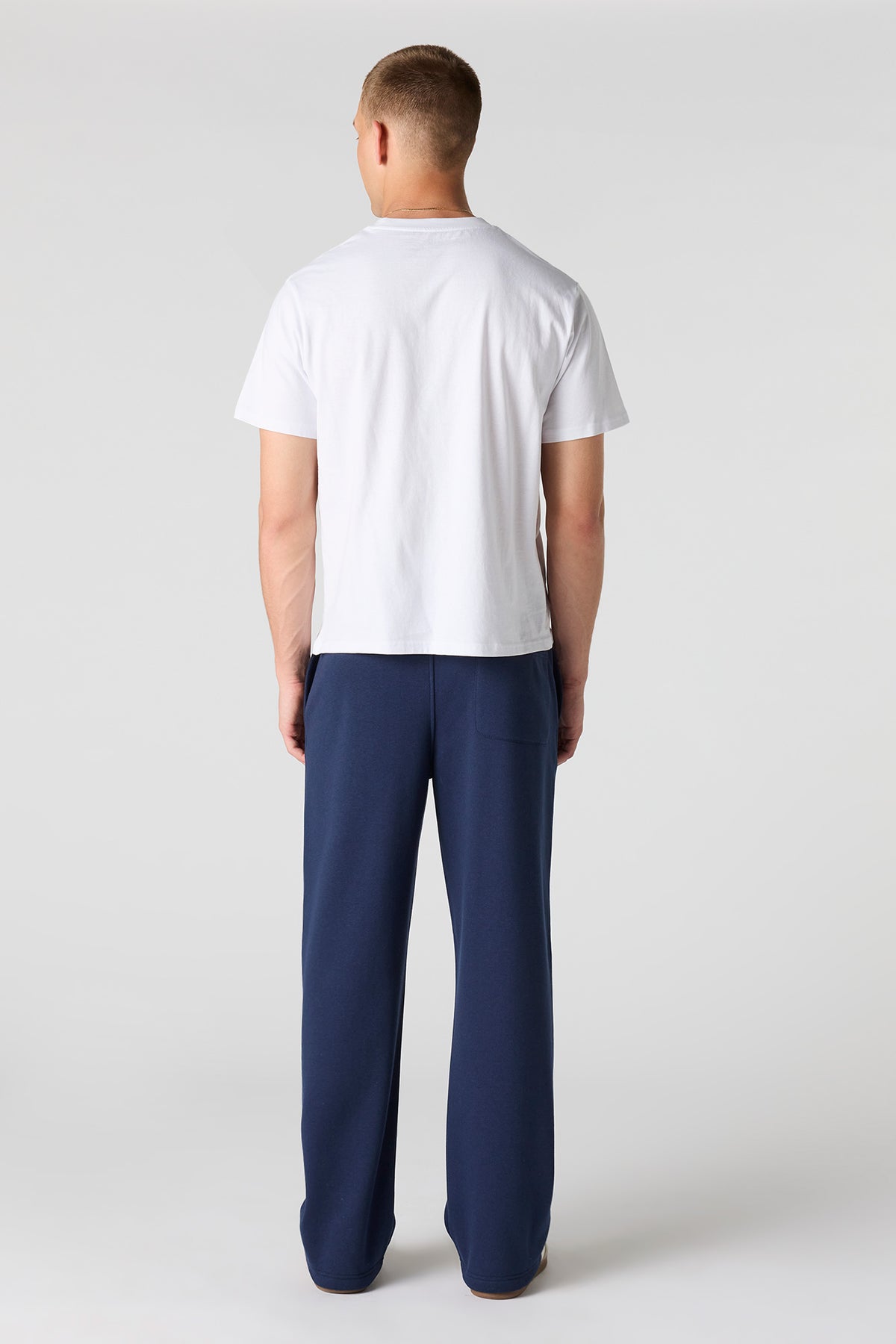 Alt View 3. Loose Fleece Jogger - Navy